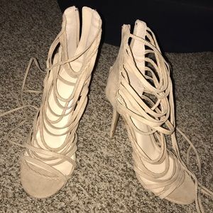 Lace up heels